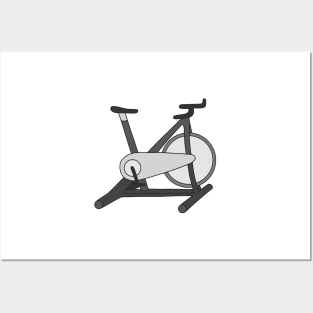 Spin Cycling Bicycle Posters and Art